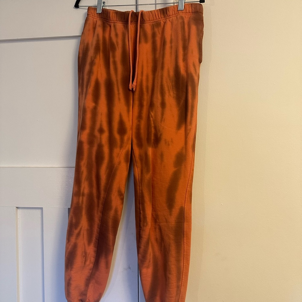 Good American Tie-Dye Jogger Pants - Orange